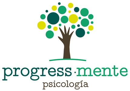 Opción proceso, Diseño de logo Progress-Mente Psicología