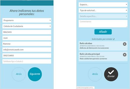 Adaptación Responsive, Sistema web de Postventas Constructora Capital