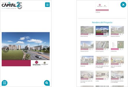 Adaptación Responsive, Sistema web Cotizaciones Constructora Capital