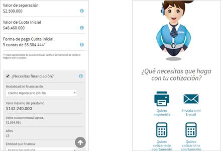 Adaptación Responsive, Sistema web Cotizaciones Constructora Capital