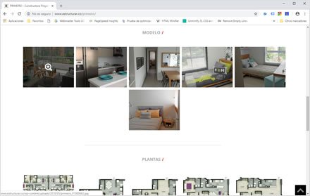 Detalle proyecto, Sitio web Wordpress Estructurar