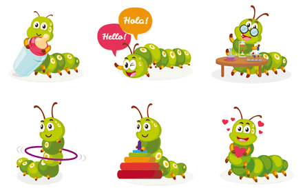 Personaje, Diseño de logo e isotipo Creative Minds Childcare