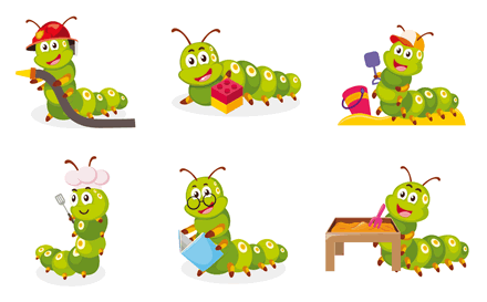 Personaje, Diseño de logo e isotipo Creative Minds Childcare