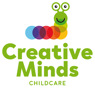 Opción proceso, Diseño de logo e isotipo Creative Minds Childcare