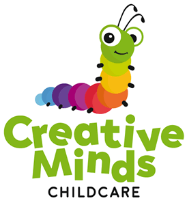 Opción proceso, Diseño de logo e isotipo Creative Minds Childcare