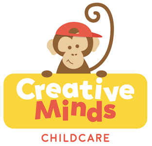 Opción proceso, Diseño de logo e isotipo Creative Minds Childcare