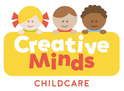 Opción proceso, Diseño de logo e isotipo Creative Minds Childcare