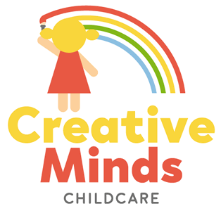 Opción proceso, Diseño de logo e isotipo Creative Minds Childcare