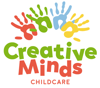 Opción proceso, Diseño de logo e isotipo Creative Minds Childcare