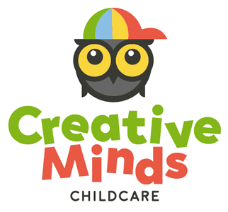 Opción proceso, Diseño de logo e isotipo Creative Minds Childcare