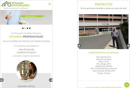 Adaptación Responsive, Web y Blog Wordpress Mi Inversión Inmobiliaria