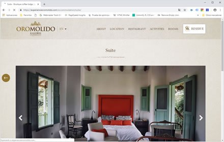 Rooms, Web Hotel en Wordpress Experience Oro Molido