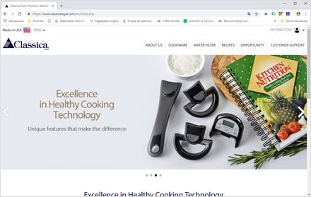 Home, Web HTML5 administrable Classica Regal
