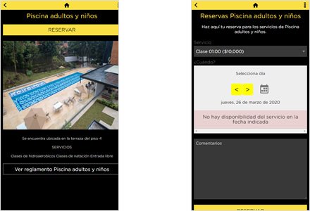 Reserva Zona Común, WebApp para residentes Amsterdam Apartamentos