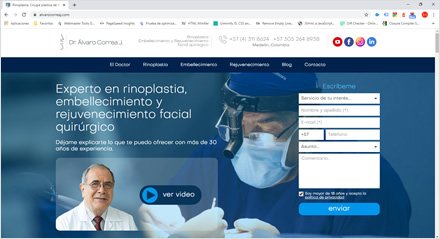 Home, Sitio web HTML5 Dr. Álvaro Correa