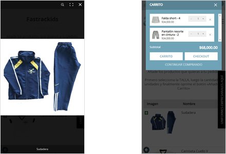 Adaptación responsive, e-commerce Aula Uniformes
