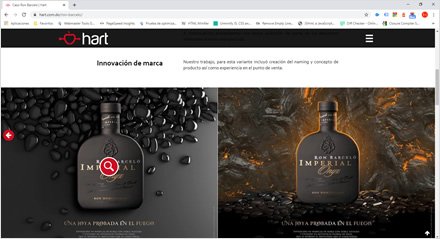 Detalle caso, Sitio web Wordpress Hart Publicidad