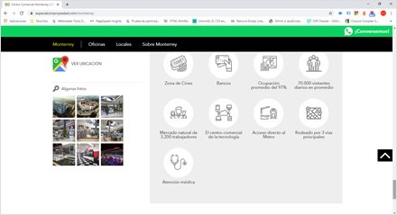 Oficinas sede (generalidades), Web HTML5 administrable Especial con propiedad