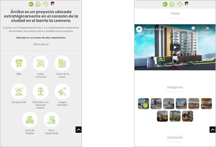 Adaptación responsive, Sitio web administrable Constructora JyP