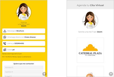 Adaptación responsive, Sitio web administrable La Mansión Inversiones