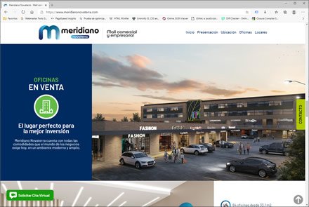 Landing Page (scroll), Landing Page HTML5 Meridiano Novaterra