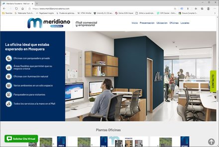 Landing Page (scroll), Landing Page HTML5 Meridiano Novaterra
