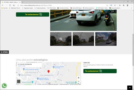 Detalle de valla, Sitio web administrable Vallas y Avisos