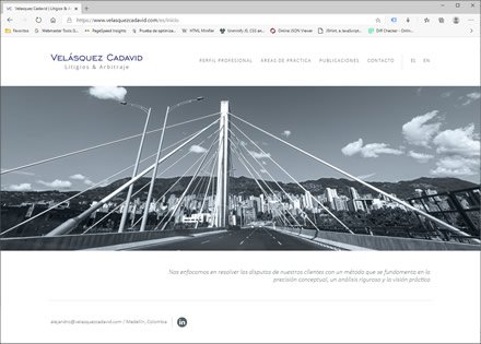Home, Imagen y Web Velásquez Cadavid