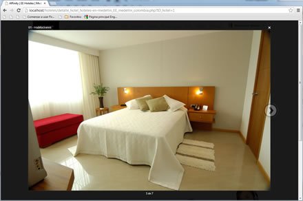 Galería (detalle), Responsive web EE Hoteles