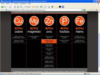Home (scroll), Web Industrias EMU