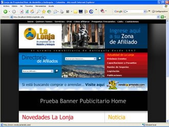 Home, Web Lonja de Medellín