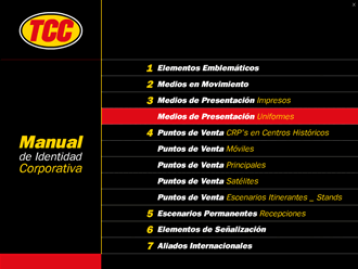Menu Principal, Multimedia TCC