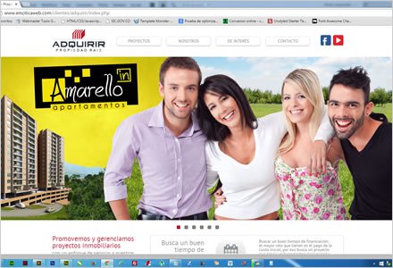 Home (2), Web Joomla Responsive Adquirir