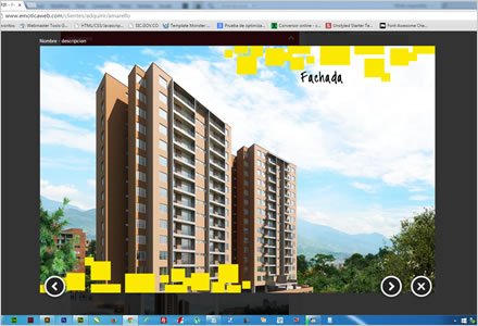 Detalle de proyecto (scroll), Web Joomla Responsive Adquirir