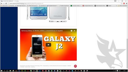 Detalle de producto (scroll), Web responsive American Technology