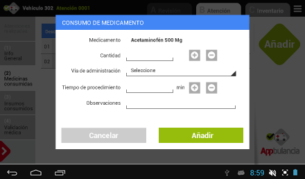 Nuevo medicamento, Diseño de interfaces APP Appbulancia | UdeA