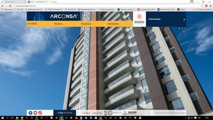 Home, Web Joomla Arconsa