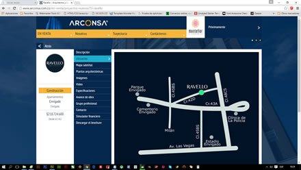 Detalle proyecto (2), Web Joomla Arconsa