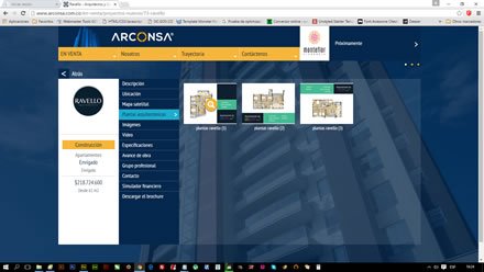 Detalle proyecto (4), Web Joomla Arconsa