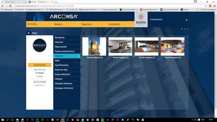 Detalle proyecto (6), Web Joomla Arconsa