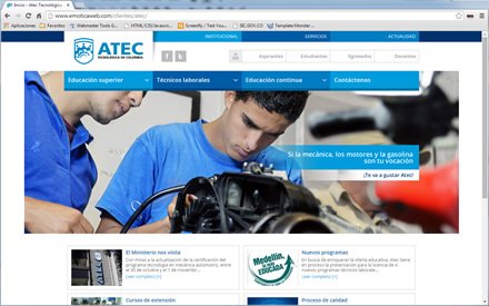 Home (3), Web Joomla ATEC