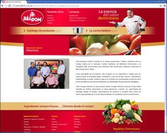 Directivos, Web Baldom
