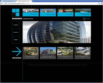 Home, Web Baquero Arquitectos