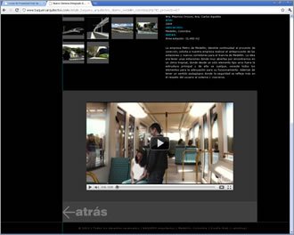 Detalle (scroll), Web Baquero Arquitectos