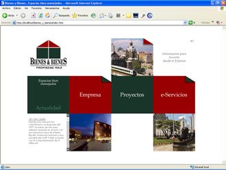 Home, Web Bienes y Bienes
