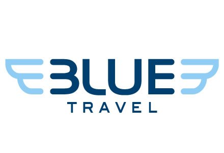 Opción logo, Logo Blue Travel
