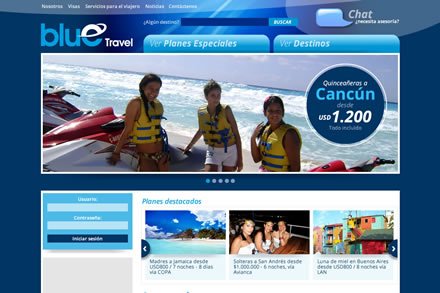 Blue Travel, Portal Joomla Blue Travel
