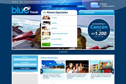 Blue Travel, Portal Joomla Blue Travel