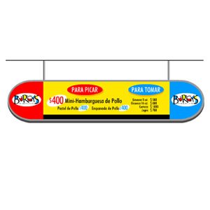 Cartelera de Precios, Identidad Visual Burgys