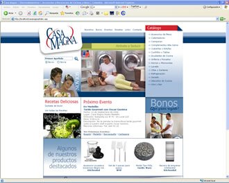 Home, Web Casa Magna
